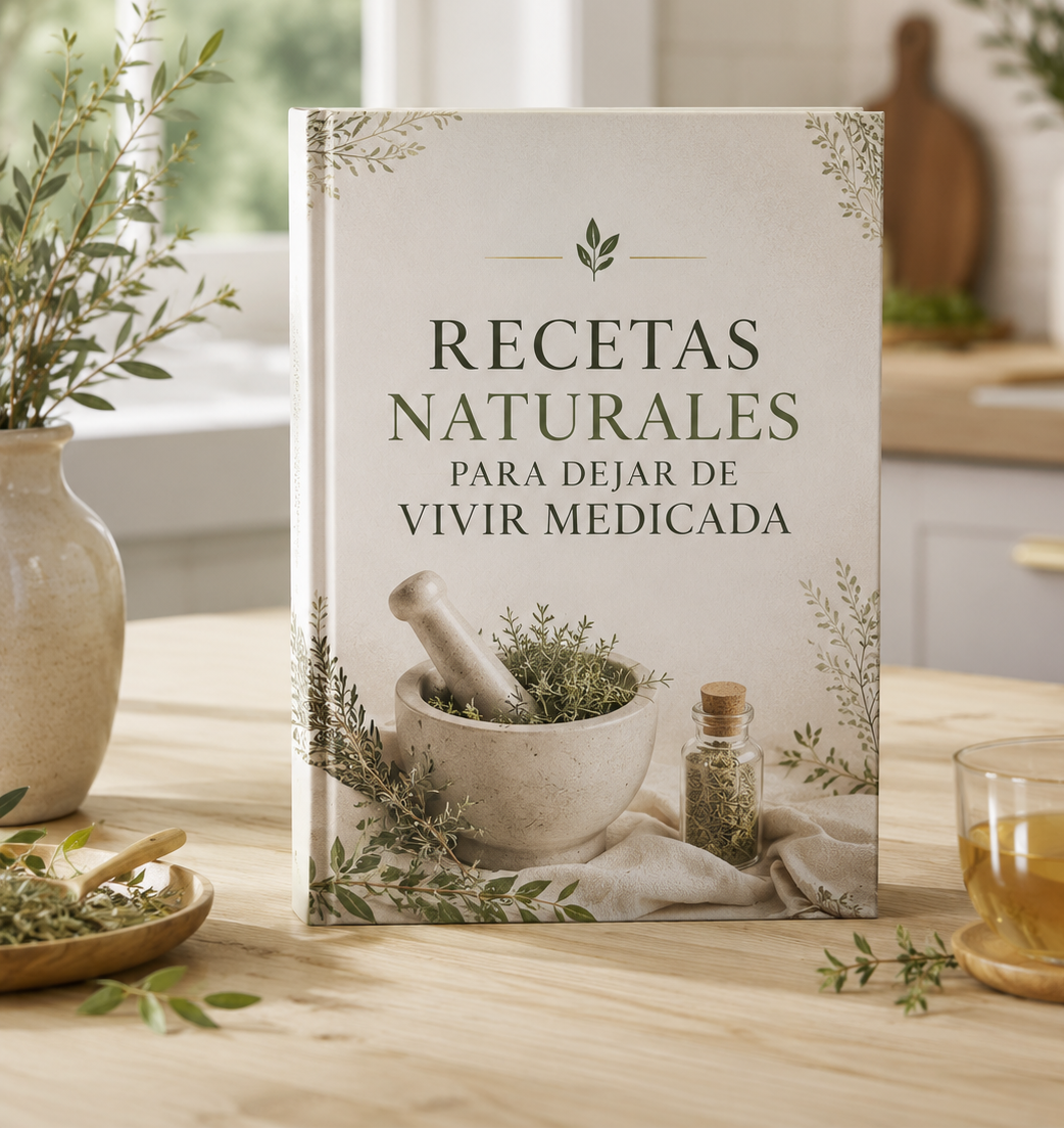 RECETAS NATURALES PARA DEJAR DE VIVIR MEDICADA + 5 BONOS EXTRAS